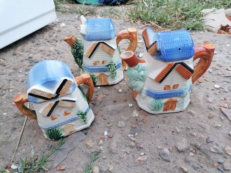 Vintage porcelain tea set.