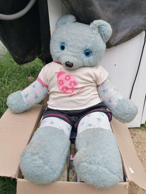 Large vintage teddy bear