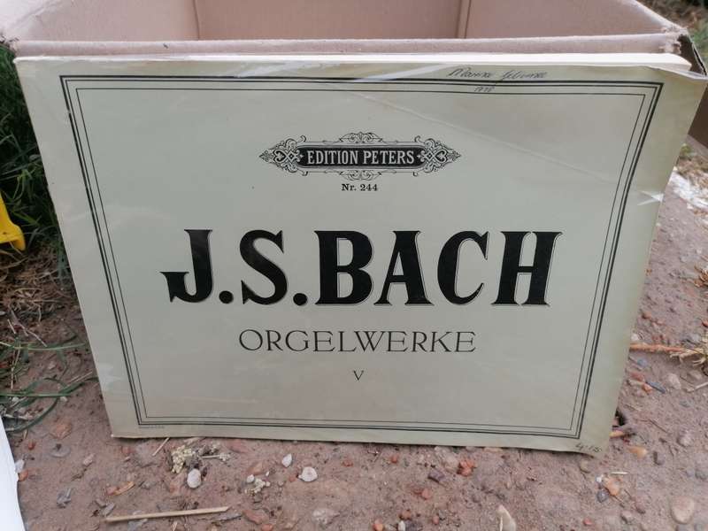 J.S. Bach Orgelwerke V Edition Peters Nr. 244 (J. S. Bach Organ Works V Edition Peters No. 244