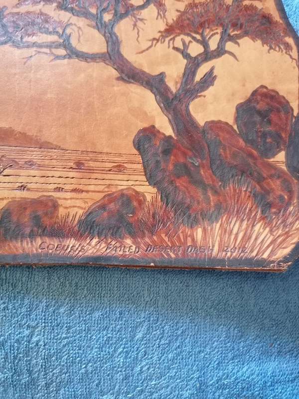 BURNING ART ON LEATHER by Hendrik VREY