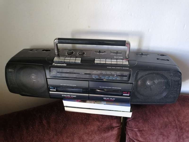 Vintage Panasonic Stereo Radio Cassette Recorder RX - FT510.