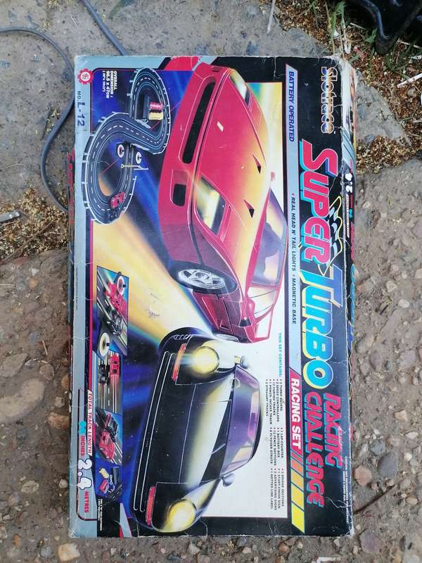 Vintage car racing set.