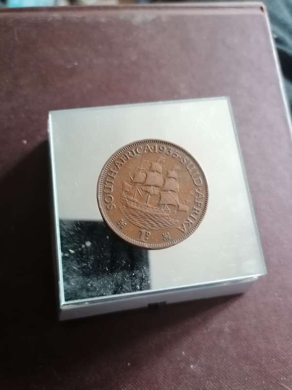 1935 south african penny.