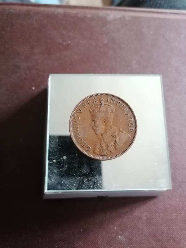 1935 south african penny.