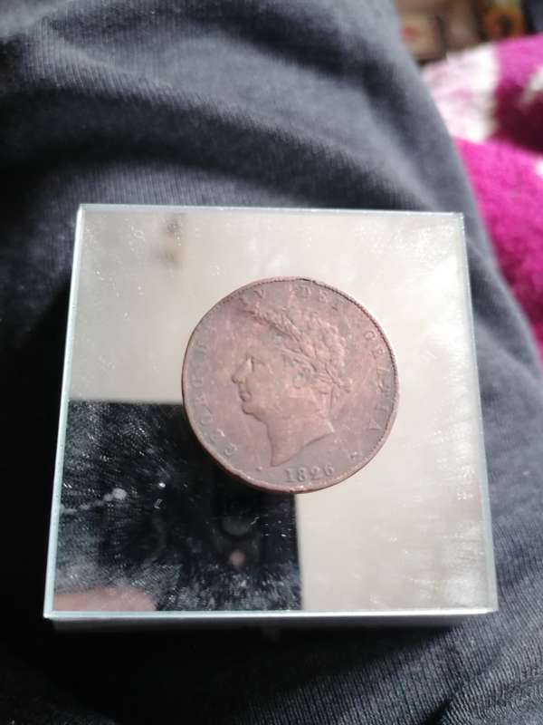 1826 British half penny