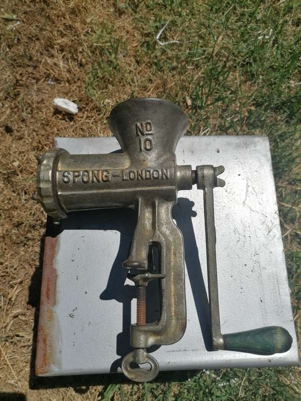Vintage Spong No. 10 Meat Grinder
