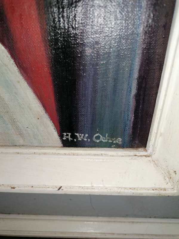 Stunning old framed painting