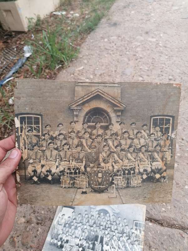 2 vintage military photos