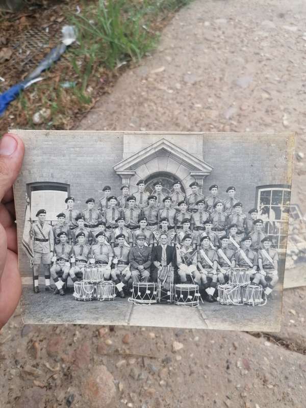 2 vintage military photos