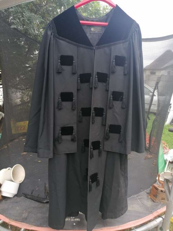 Church toga. Needs a clean. Condition as per picture