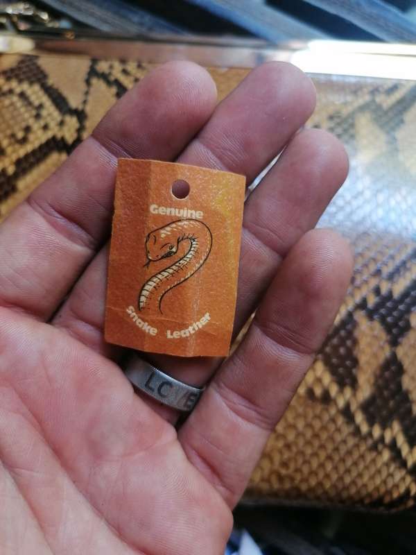 Vintage Genuine snake skin handbag