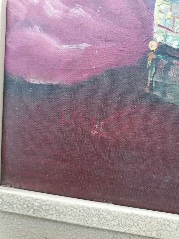 Original painting by w. Wack.