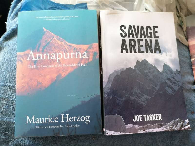 Books about mountains. Price for the pair.
