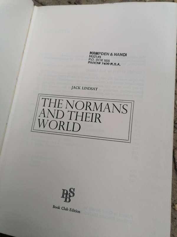 the Normans and their world by jack lindsay