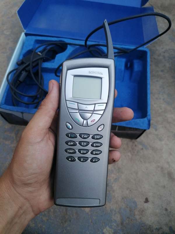 Rare find a Nokia 9210 cellphone with box.