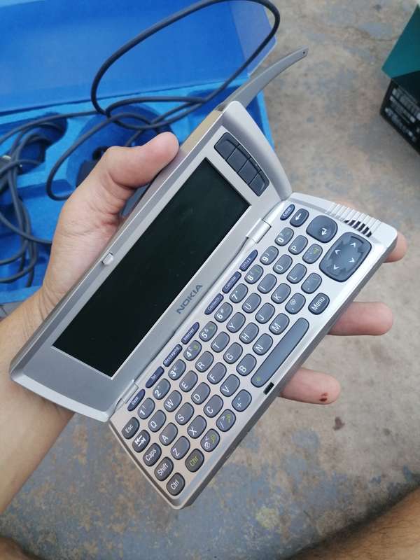 Rare find a Nokia 9210 cellphone with box.