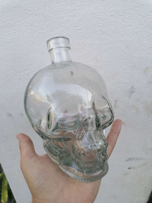 Cool VODCA scull decanter