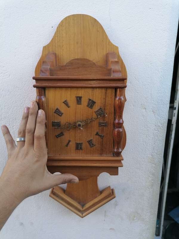 Vintage handmade clock.
