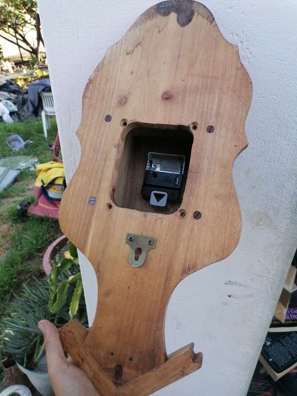 Vintage handmade clock.
