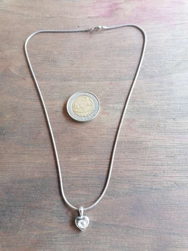 Sterling silver 925 necklace 44cm
