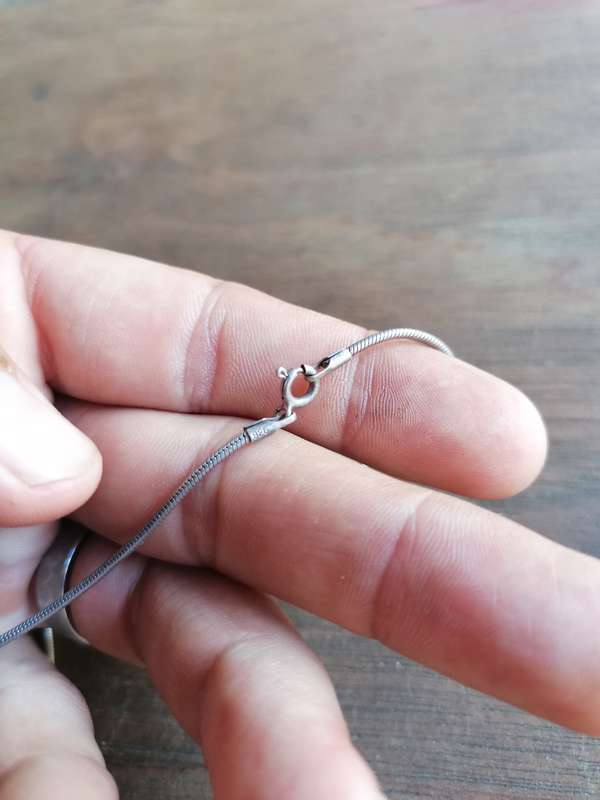 Sterling silver 925 necklace 44cm
