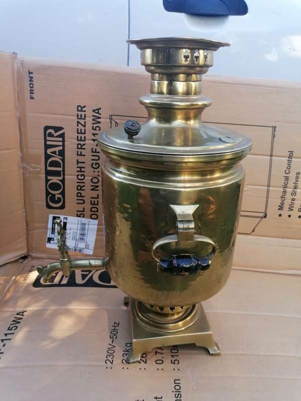 Large genuine antique Russian samovar. Condition as per picture.