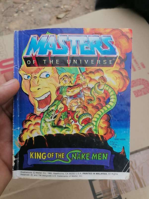 1985 Mini Comic King Of The Snake Men of He-Man-Masters of the Universe