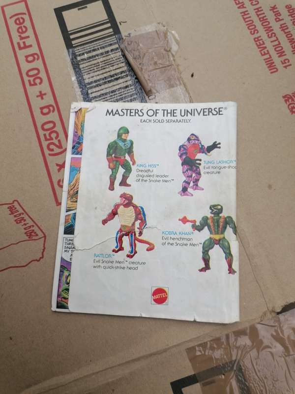 1985 Mini Comic King Of The Snake Men of He-Man-Masters of the Universe