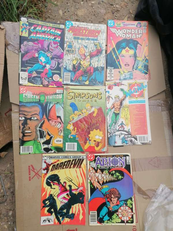 Vintage comic books