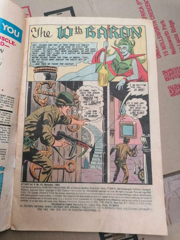 CHARLTON GROUP COMICS 1983 ATTACK COMIC