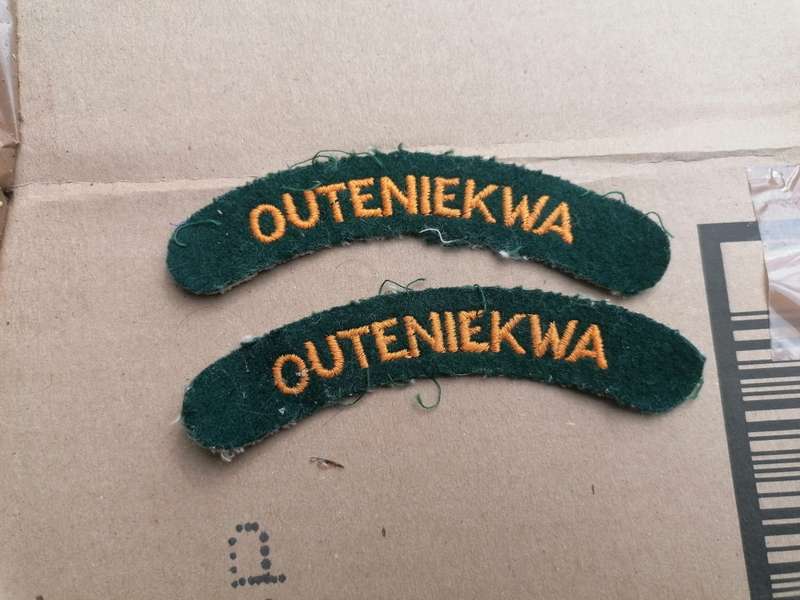 OUTENIEKWA Commando shoulder title