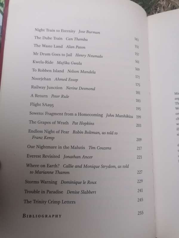 Worst Journeys, an Anthology of South African travel disasters compiled by Hopkins and Hilton Barber