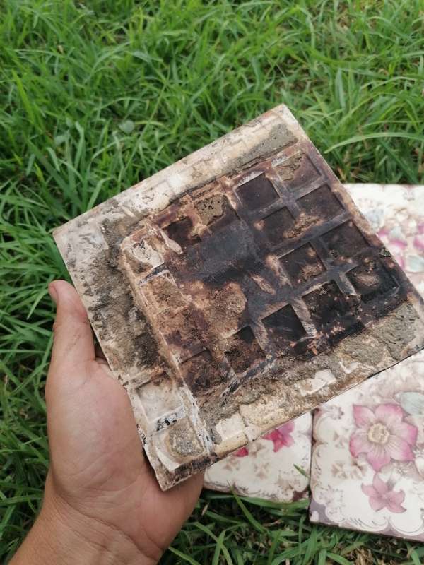 5 x Victorian fireplace tile floral design