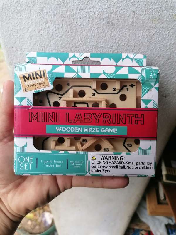 Mini Labyrinth Wooden Maze Game