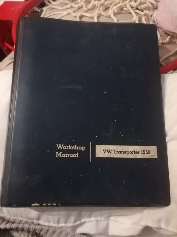 RARE FIND 1959 VW Transporter Early Workshop Manual