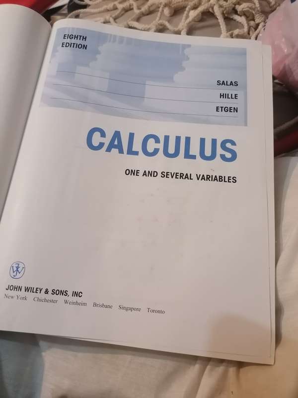 Calculus One And Several Variables