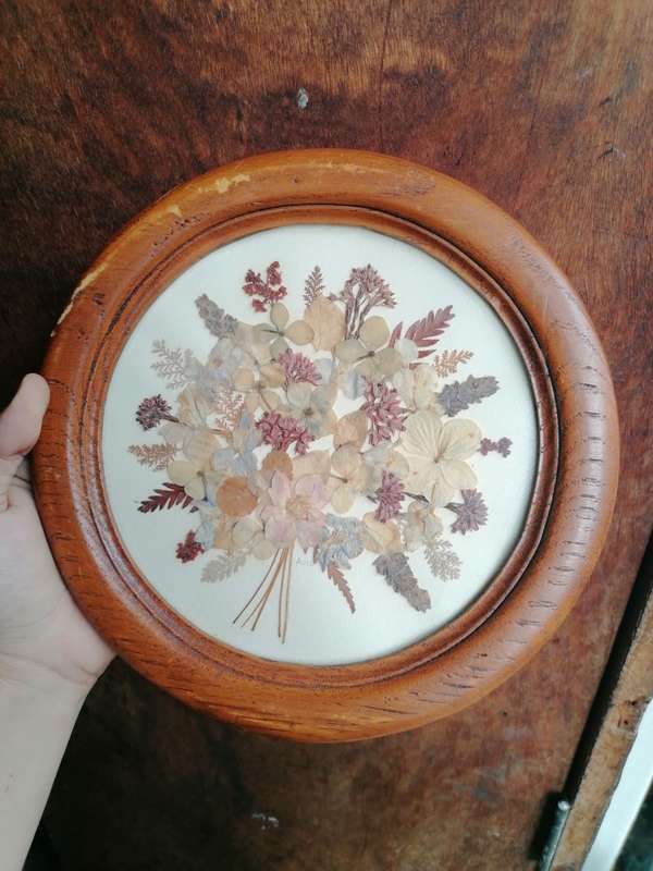 Vintage Dried Flower Arrangements
