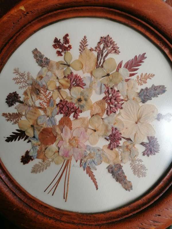 Vintage Dried Flower Arrangements