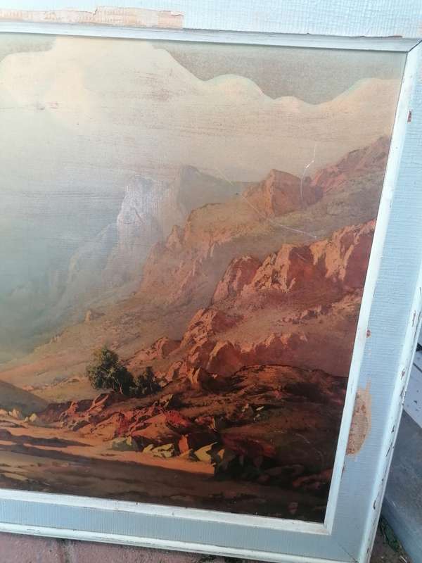 Vintage Super large Tinus De Jongh PRINT size 93cm x 66cm!!!!