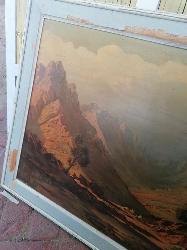 Vintage Super large Tinus De Jongh PRINT size 93cm x 66cm!!!!