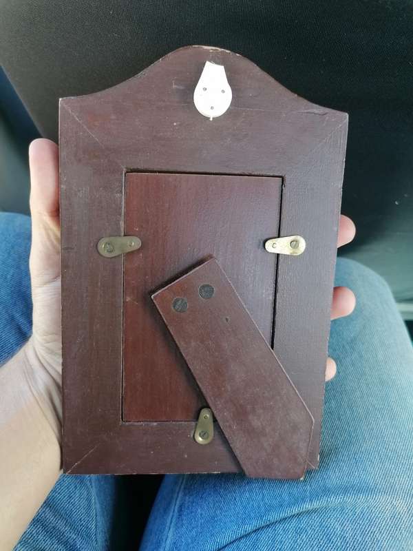 Camel bone photo frame