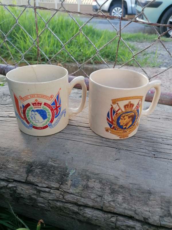 Commemorative Mug set- Royal Visit to South Africa 1947
