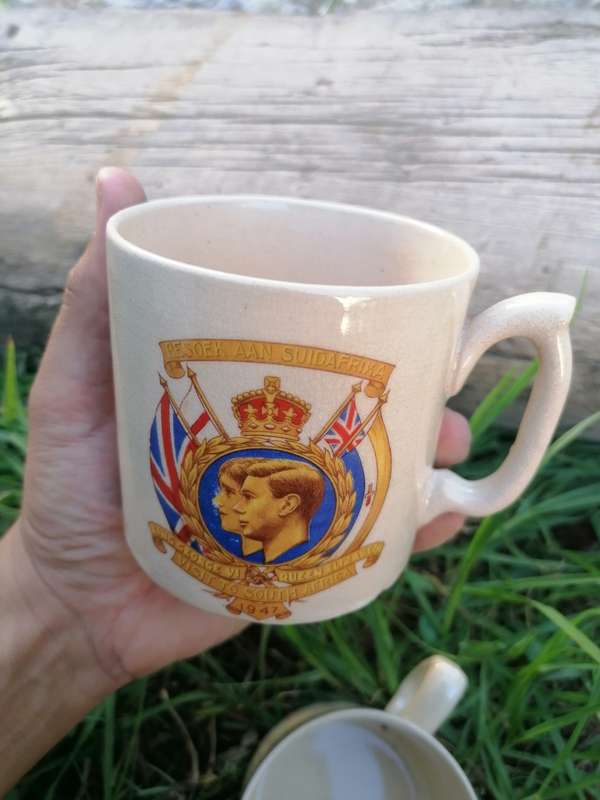 Commemorative Mug set- Royal Visit to South Africa 1947