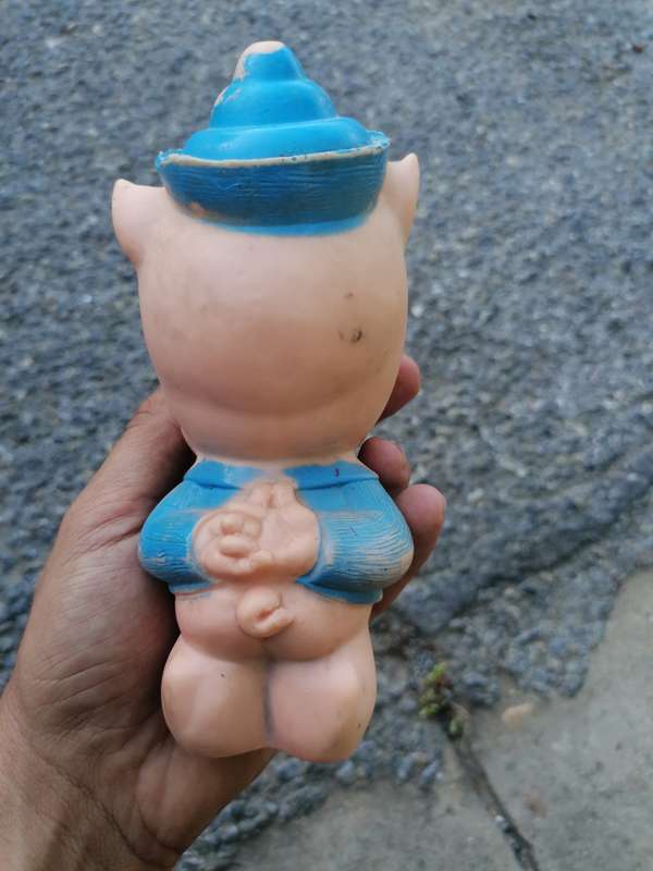 Vintage Porky Pig Squeaky Toy -