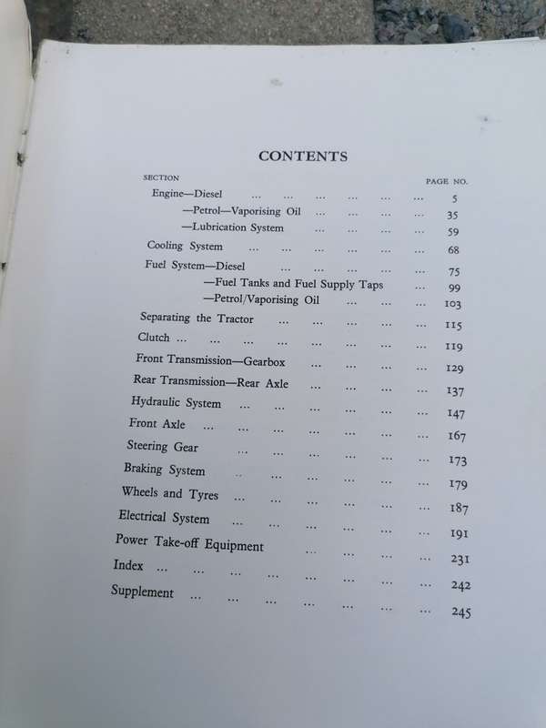 Fordson Major 1952-1958 Repair Service Manual