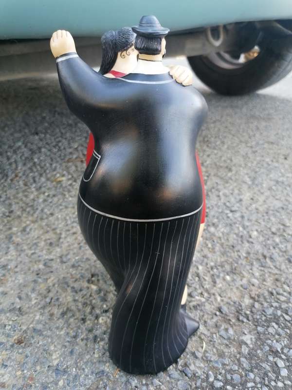 Vintage Tango Dancing Couple Ceramic Figurine Signed Flia Millan Argentina 26cm