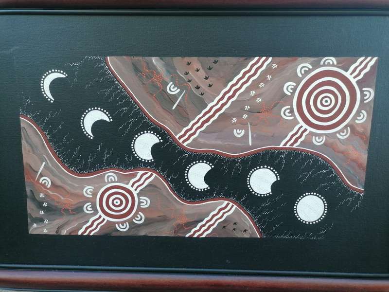 Lovely painting by Maria moss with certificate of authenticity by Argyle gallery Sydney