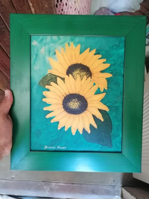 Original Dianne hunt framed painting