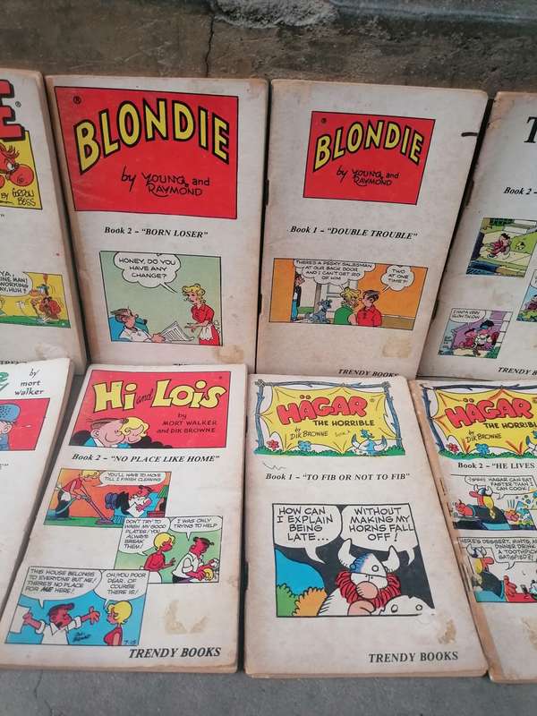 VINTAGE TRENDY BOOKS COMICS