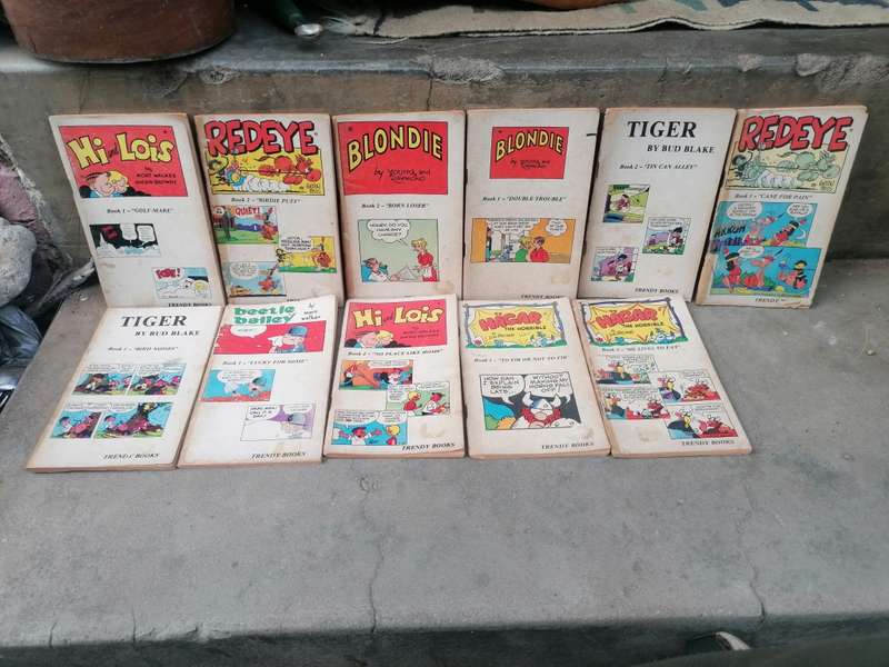 VINTAGE TRENDY BOOKS COMICS